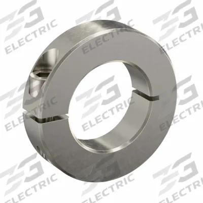RULAND MANUFACTURING Shaft Collar: 1-Piece, Inch, Round, Clamp-On, 1 3/16 in Bore Dia - Stainless Steel Shaft Collars