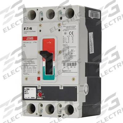 EATON Molded Case Circuit Breaker: 175 A Amps, 85kA at 240V AC, Fixed, ABC, Line/Load Lug - JG-Frame Eaton Molded Case Circuit Breakers
