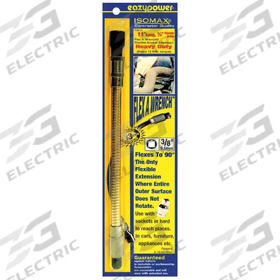 APPROVED VENDOR Flexible Extension: Flex Extension, Power, 3/8 in Compatible Bit Size - Flexible Bit Extensions