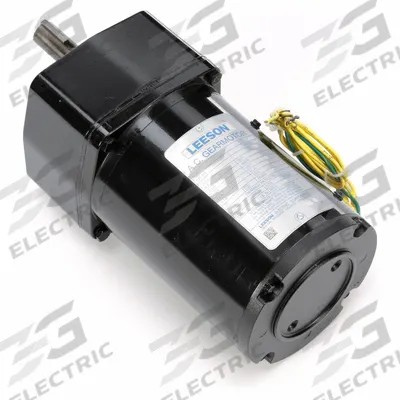 LEESON Gearmotor: Parallel, Single Output Shaft, PSC, TENV, 5 RPM, 310 in-lb Max Torque - Parallel Shaft AC Gearmotors