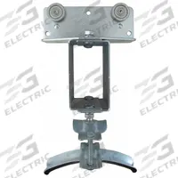 GLEASON Festoon Tow Trolley: C-Rail, Round, 0.6 in – 0.94 in, 5 in Overall Lg (MPN C35-RT-12). Key specifications — Compatible Cable Type: Round; Trolley Wheel Material: Steel; Brand: GLEASON; Compatible Track Type: C-Rail; Material: Steel.