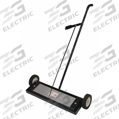 MAG-MATE Magnetic Floor Sweeper: 24 in Magnet Lg, 13/16 in Magnet Ht - Push-Type Magnetic Sweepers