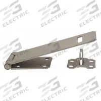 APPROVED VENDOR Hasp: Steel, 1 1/16 in Ht, 6 in Lg, 1 1/2 in Wd (MPN 4PE37). Key specifications — Brand: APPROVED VENDOR; Material: Steel.