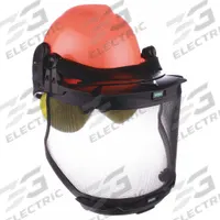 MSA Hard Hat Kit: ANSI Classification Type 1, Class E, Front Brim Head Protection, Ratchet (4-Point) (MPN 10118694). Key specifications — Head Protection Suspension Type: Ratchet (4-Point); Head Protection Color: Orange; Head Protection Style: Front Brim; Brand: MSA; ANSI Classification: Type 1, Class E; Includes: Cap Mount Earmuffs.