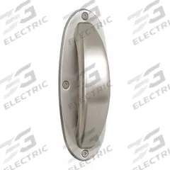 KINGSWAY GROUP Pull Handle: Unthreaded Holes, Aluminum, Silver, #10 Screw Size, 0.375 in (MPN KG30). Key specifications — Brand: KINGSWAY GROUP; Projection Type: Non-Recessed; Material: Aluminum; Finish: Satin Nickel; Color: Silver; Folding Type: Fixed; Mounting Type: Unthreaded Holes; Screw Size: #10.