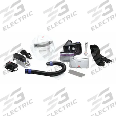 PAPR System Kit: Versaflo, Faceshield, Belt-Mount - 3M Versaflo Healthcare & Pharmaceutical PAPR Systems