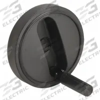 KIPP Hand Wheel: Solid, Fold Away Handle, Thermoplastic, 5/8 in Bore, 160 mm Dia, Black (MPN K0258.4160CQ). Key specifications — Brand: KIPP.