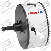 LENOX Hole Saw: 4 1/8 in Saw Dia., 4/5 Teeth per Inch, 1 7/8 in Max. Cutting Dp, Bi-Metal (MPN 1773003). Key specifications — attr1098070: 4/5; attr1098087: LENOX.