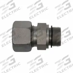 BRENNAN INDUSTRIES Compression Tube Straight: 28 mm OD x 33 mm OD Size, Compression x Metric, Steel (MPN D8400-L28-33-ED). Key specifications — Brand: BRENNAN INDUSTRIES; Series: D8400-ED.