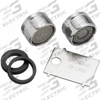 SPEAKMAN Outlet: 1.5 gpm Flow Rate, Spray Flow Outlet, Brass, Chrome Finish, Dual (MPN A-BOLF). Key specifications — Includes: Key; Material: Brass; Product Type: Outlet; Connection Size: 13/16"-27; Brand: SPEAKMAN.