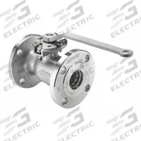 KECKLEY Manual Two-Way Ball Valve: 4 in, 316 Stainless Steel, Straight, Class 300 Flange, One-Piece (MPN BVF1RF4RSSRGSL-400). Key specifications — Brand: KECKLEY; Handle: Locking Lever.