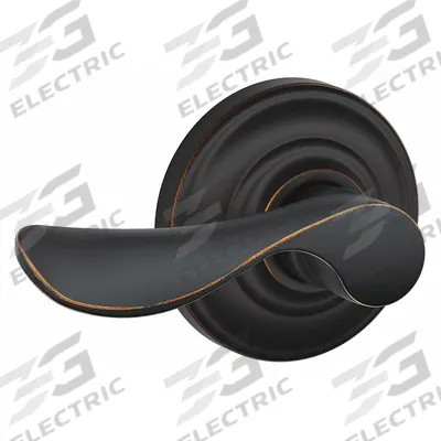 SCHLAGE Door Lockset: Passage Lever Locksets, Bronze
