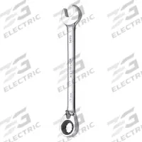 WESTWARD Combination Wrench: Alloy Steel, Chrome, 17 mm Head Size, 8 7/8 in Overall Lg, Offset (MPN 54PP55). Key specifications — attr309600: 17 mm; attr309611: Chrome; attr309610: Alloy Steel; attr309604: Yes; attr309612: No; attr309613: No; attr309615: No; attr324932: WESTWARD.