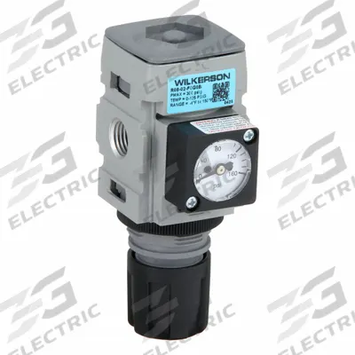 WILKERSON Regulator: Aluminum, 1/4 in NPT, 68 scfm, 0 psig to 125 psig - Wilkerson FRL Air Regulators