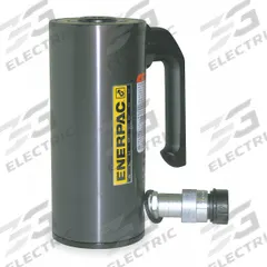 ENERPAC Hydraulic Ram: Single Acting, 50 ton Nominal Capacity, 6 in Nominal Stroke Lg, Aluminum (MPN RAC506). Key specifications — attr98927: ENERPAC.