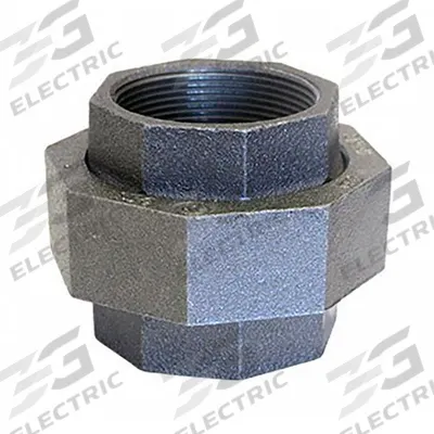 ANVIL Metal Pipe Straight: Union, 300 psi @ 150° F, 2 in x 2 in, Malleable Iron - Medium-Pressure Threaded Pipe Fittings