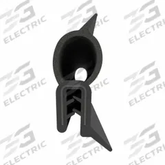 FAIRCHILD Trim Seal: Specialty Bulb, 10 ft Overall Lg, Rubber Outer, Sponge Bulb, 9/16 in Leg Lg (MPN 1611-10). Key specifications — Bulb Material: Sponge; Bulb Location: Bottom; Brand: FAIRCHILD; Color: Black; Outer Material: Rubber; Profile Shape: Specialty Bulb.