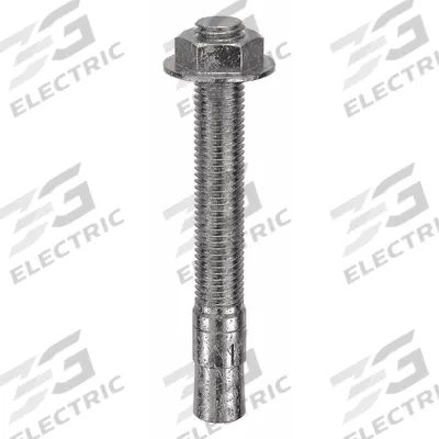 RED HEAD Wedge Anchor: 6 1/4 in Overall Lg, 3/4 in Dia, 3/4"-10 Thread Size, Stainless Steel - 18-8 Stainless Steel Wedge Anchors