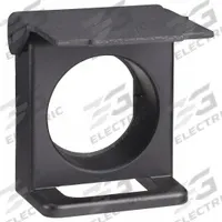 SCHNEIDER ELECTRIC Padlockable Flap: 22 mm Panel Mounting Dia, Flush Push Buttons, Black, XB4 (MPN ZB4BZ62). Key specifications — Brand: SCHNEIDER; Compatible Product Type: Flush Push Buttons; Compatible with Series: XB4.