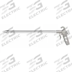GUARDAIR Air Gun: Pistol-Grip Grip, Aluminum, 1/4 in Female NPT, 1 Nozzle(s), Straight, Focused (MPN 80LJ036AA). Key specifications — attr1328526: Aluminum; attr1328500: Extension and Nozzle; attr1328508: GUARDAIR; attr1328515: No; attr1328533: Yes.