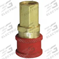 HANSEN Quick Coupler Body: UNF, 9/16"-18 (MPN RD705LSL). Key specifications — Manufacturer Part Number: RD705LSL; Hose Connection Size: 9/16"-18; Hose Connection Type: UNF; Locking Type: Sleeve; Brand: HANSEN; Color Code: Red.