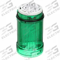 EATON Tower Light Module: Steady, 24V AC/24V DC, Green, 43 mm Overall Dia, 3 in Overall Ht, SL4 (MPN SL4-L24-G). Key specifications — Brand: EATON; Compatible with Series: SL4; Lens Color: Green; Operating Voltage: 24V AC; Manufacturer Part Number: SL4-L24-G.