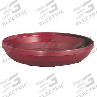CAMBRO Pellet Underliner: Cranberry, 9 5/8 in Dia, NSF Certified - Pellet Underliners