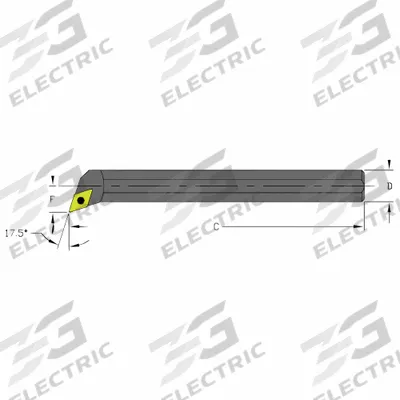 ULTRA-DEX USA Indexable Boring Bar: S10Q SDQCR2 (MPN 957-000-322) - Indexable Boring Bars
