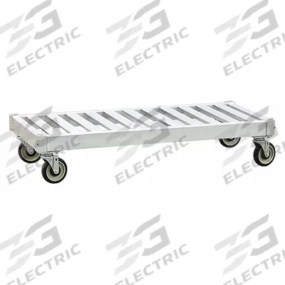 NEW AGE INDUSTRIAL Mobile Base: 60 in x 24 in x 9 3/8 in, 800 lb Load Capacity - Mobile Bases for Standard Metal Shelving