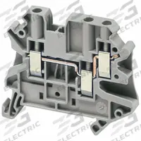 SCHNEIDER Terminal Block: DIN Rail Mounting Type, Screw Clamp Wire Termination, 3 Wire Terminals (MPN NSYTRV43). Key specifications — Brand: SCHNEIDER; For Minimum Wire Size: 26 AWG.