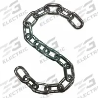 DAYTON Straight Chain: 3/8 in Chain Trade Size, 30 Chain Grade, Carbon Steel, Straight, Galvanized (MPN 34RZ15). Key specifications — Brand: DAYTON.