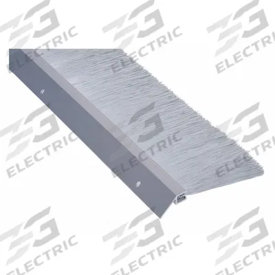 NATIONAL GUARD Door Weatherstripping: Brush Insert, 4 ft Lg, 4 1/2 in Wd - Metal Leaf Weatherstripping