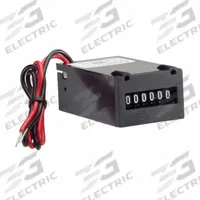 TRUMETER Electromechanical Counter: Front Panel Mounting, 1 in x 1 3/8 in, 6 V DC – 12 V DC, Analog (MPN R9-4916A). Key specifications — Mounting Style: Front Panel; Standards: RoHS; Brand: TRUMETER; Manufacturer Part Number: R9-4916A.