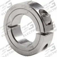 CLIMAX METAL PRODUCTS Shaft Collar: 1-Piece, Inch, Round, Clamp-On, 3/8 in Bore Dia, Stainless Steel (MPN 1C-037-S). Key specifications — attr85402: CLIMAX METAL PRODUCTS; attr666006: Inch.