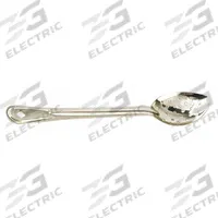 CRESTWARE Basting Spoon: 13 in Overall Lg, Silver, Stainless Steel (MPN SP13). Key specifications — Material: Stainless Steel; Brand: CRESTWARE; NSF Certified: No.