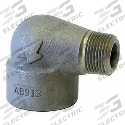 ANVIL Metal Pipe Elbow: 3/8 in x 3/8 in, Female NPT Threaded x Male NPT Threaded - Threaded High-Pressure Pipe Fittings