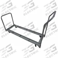 DAYTON Chair Cart: 300 lb, 67 in L x 22 in W x 41 1/2 in H, For 32 Chairs, For 15 in Min Chair Wd (MPN 30E999). Key specifications — Frame Color: Gray; Brand: DAYTON; Caster/Wheel Configuration: (2) Swivel.