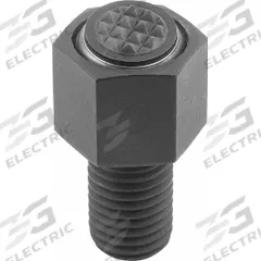 KIPP Threaded Gripper w/Serrated Pad: Carbide-Tipped Steel Pad, M10, 15 mm Thread Lg, 10 mm Pad Dia (MPN K0289.910X015). Key specifications — attr648597: KIPP.