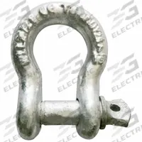 APPROVED VENDOR Anchor Shackle: Anchor Shackle, 5,200 lb Working Load Limit, 3/4 in Wd Between Eyes (MPN 55AY19). Key specifications — Body Color: Silver; Brand: APPROVED VENDOR.