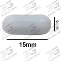 Stirring Bar: Octagon, Alnico, 15 mm Overall Lg, 6 mm Dia, Autoclavable, White (MPN F37120-0015). Key specifications — Color: White; Brand: SP SCIENCEWARE; Product Type: Stirring Bar; Shape: Octagon.