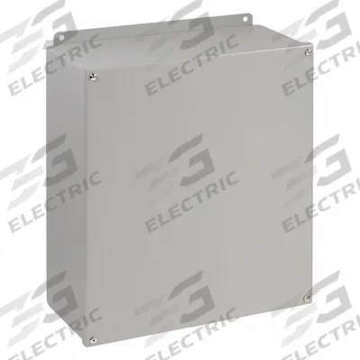WIEGMANN Enclosure: Steel, 16 in x 14 in x 6 in, NEMA 12/13, Solid Cover - Steel Dust-Tight Enclosures