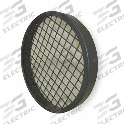 Dayton Inlet Guard: For Use With 2C797/4C217/4C333, Inlet, Steel, Epoxy Coated - Inlet & Outlet Guards
