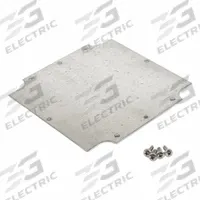 HAMMOND Inner Panel: Back Panel Panel, 4.24 in Overall Ht, 4.2 in Overall Wd, Steel, Galvanized (MPN 1554NPL). Key specifications — Panel Style: Back Panel; Brand: HAMMOND; Finish: Galvanized; Manufacturer Part Number: 1554NPL; Material: Steel.