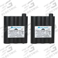 MIDLAND Radio Battery: Fits Midland, For X-Talker T290 Series, 700 mAh, Nickel-Metal Hydride, 2 PK (MPN AVP17). Key specifications — Manufacturer Part Number: AVP17; Brand: MIDLAND; Compatible Radio Brand: Midland; Battery Type: Nickel-Metal Hydride; Waterproof: No; Compatible Radio Series: X-Talker T290; Compatible Radio Type: Handheld; Compatible Radio Manufacturer Model Number: GXT661.