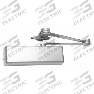 LCN Door Closer: Parallel Mounting Type, Grade 1 - Heavy Duty, Aluminum, 12 1/4 in Lg - Parallel Arm-Mount Door Closers