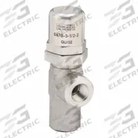 PARKER Pressure Control Valve: 10 gpm, 90 psi Max Set, Stainless Steel, 1/2 in NPT (MPN 647B-3-1/2-2). Key specifications — Brand: PARKER.