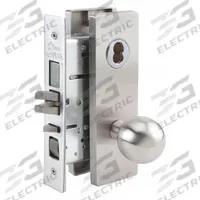 ABILITY ONE Door Lockset: Office Knob Locksets, Stainless Steel, Interchangeable Core, ADA Compliant (MPN 5340-00-NIB-0287). Key specifications — Lockset Style: MR154 Ball Knob.