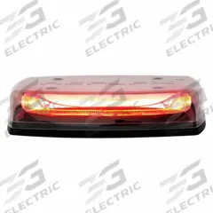 CODE 3 Mini Light Bar: Emergency Vehicle Mini Light Bar, Red, 40.8 W Watt, Clear, SAE J845 Class 1 (MPN C5550CR). Key specifications — Brand: CODE 3; Lens Color: Clear; Number of Flash Patterns: 35; Installation Type: Permanent; Operating Voltage: 12-24V DC.