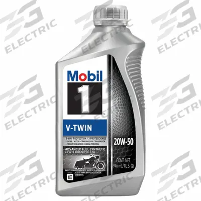 MOBIL Motor Oil: Synthetic, 1 qt Size, 20W-50 - Gasoline Engine Oil
