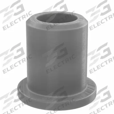 BUNTING BEARINGS Sleeve Bearing: MDS-Filled Nylon, 1/4 in Bore, 3/8 in OD - Wear-Resistant Plastic Flanged Sleeve Bearings